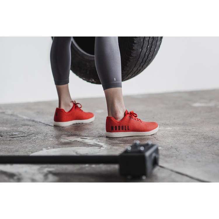 Tenis Deportivos Nobull Red Heather Trainer Mujer Naranjas | MX-33389
