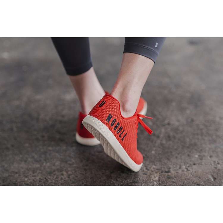 Tenis Deportivos Nobull Red Heather Trainer Mujer Naranjas | MX-33389