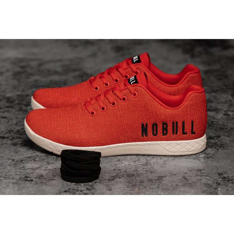 Tenis Deportivos Nobull Red Heather Trainer Hombre Rojos | MX-36529