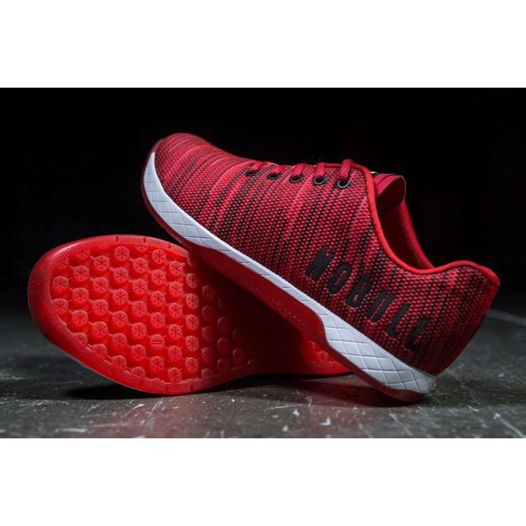 Tenis Deportivos Nobull Red Linear Trainer Hombre Rojos | MX-77011