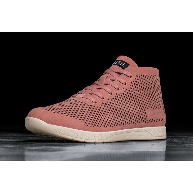 Tenis Deportivos Nobull Rose Gamuza Mid Trainer Mujer Rosas | MX-78175
