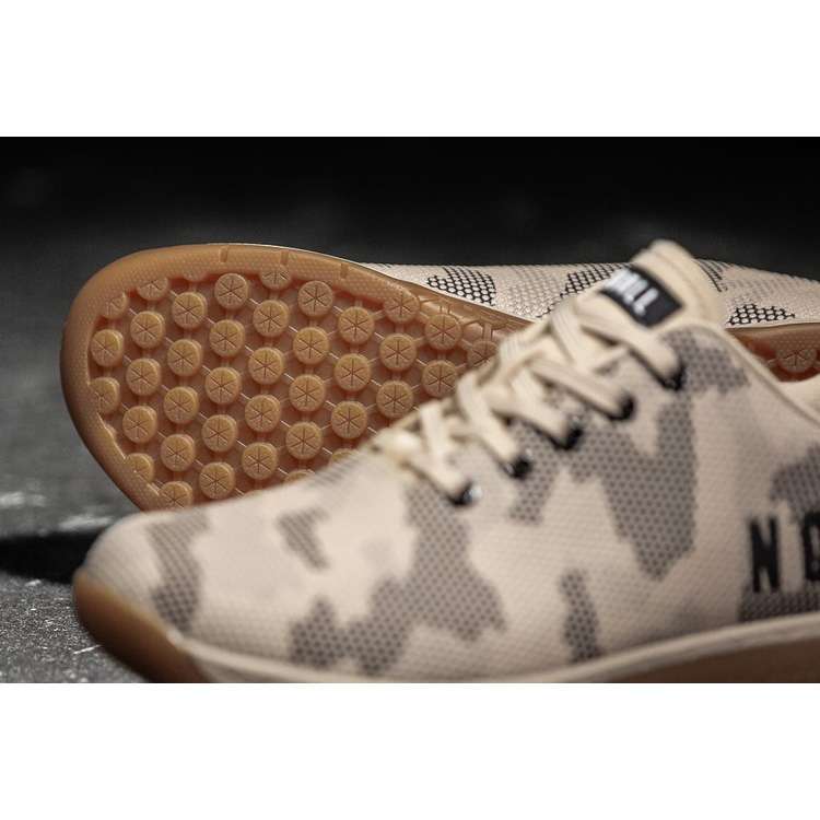 Tenis Deportivos Nobull Sand Camo Trainer Hombre Grises Beige | MX-52220
