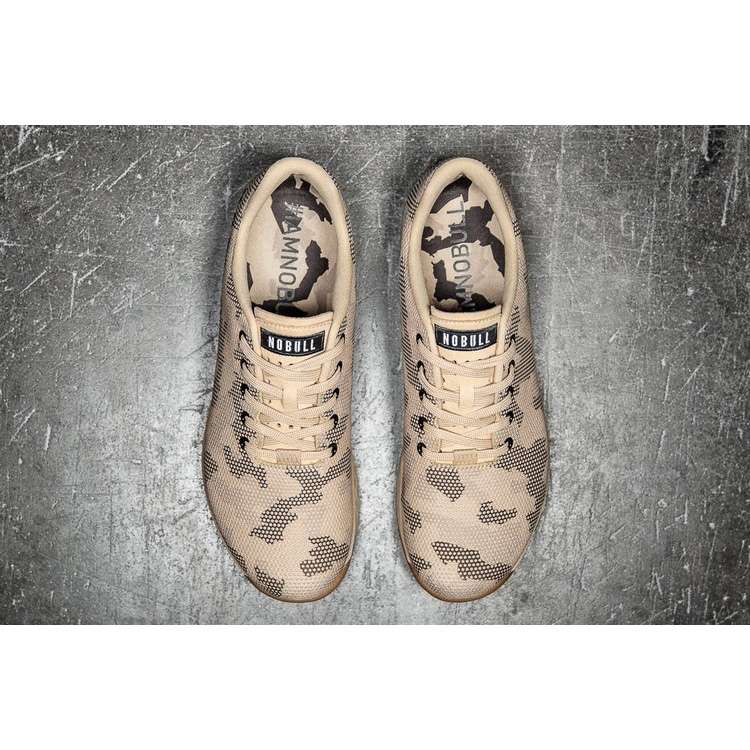 Tenis Deportivos Nobull Sand Camo Trainer Hombre Grises Beige | MX-52220