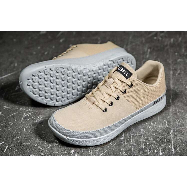 Tenis Deportivos Nobull Sand Lona Trainer Mujer Beige | MX-95751