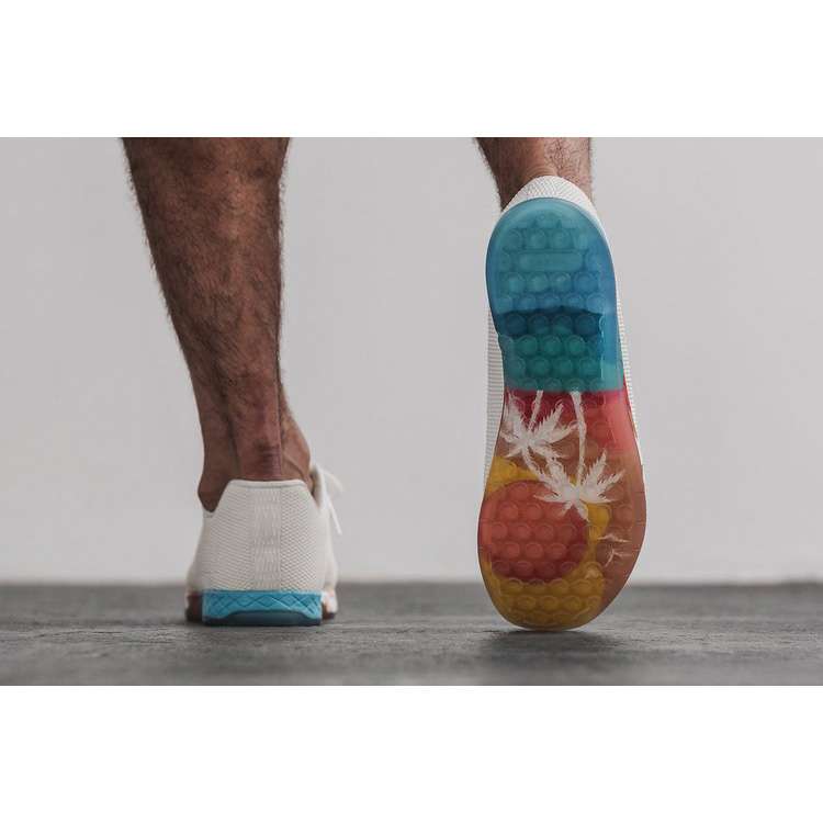 Tenis Deportivos Nobull Shell Sunrise Trainer Hombre Blancos Multicolor | MX-21390