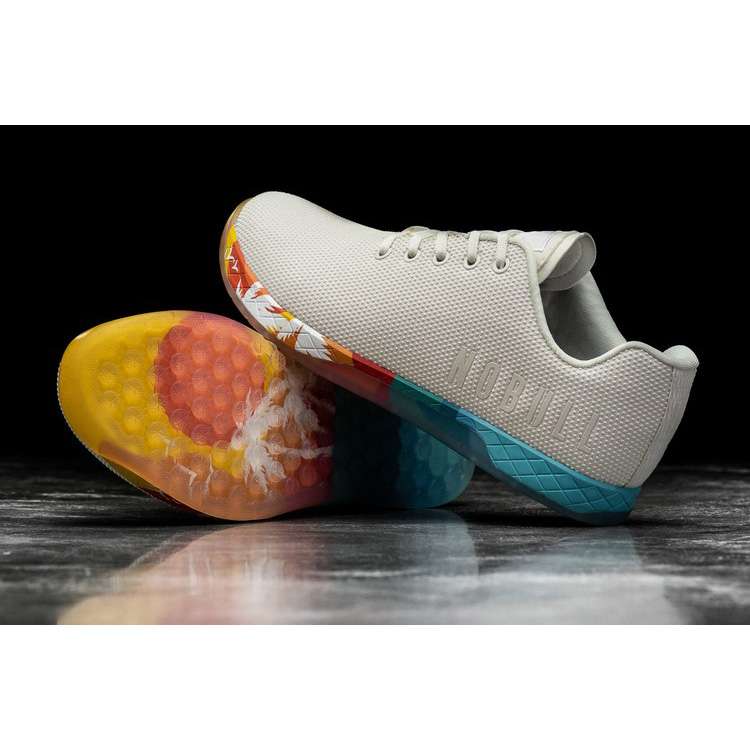Tenis Deportivos Nobull Shell Sunrise Trainer Hombre Blancos Multicolor | MX-21390