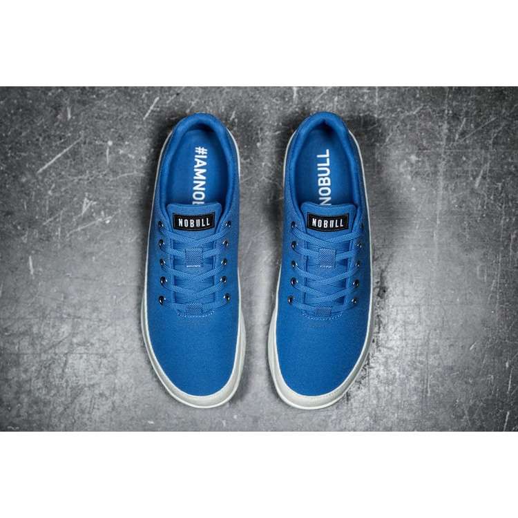 Tenis Deportivos Nobull Sky Lona Trainer Hombre Azules | MX-27372