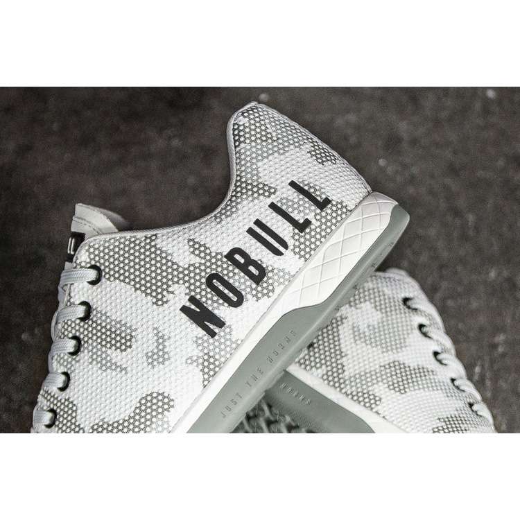 Tenis Deportivos Nobull Snow Camo Trainer Mujer Blancos Grises | MX-64115