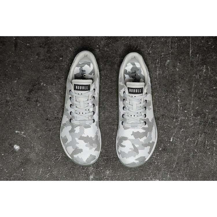 Tenis Deportivos Nobull Snow Camo Trainer Mujer Blancos Grises | MX-64115