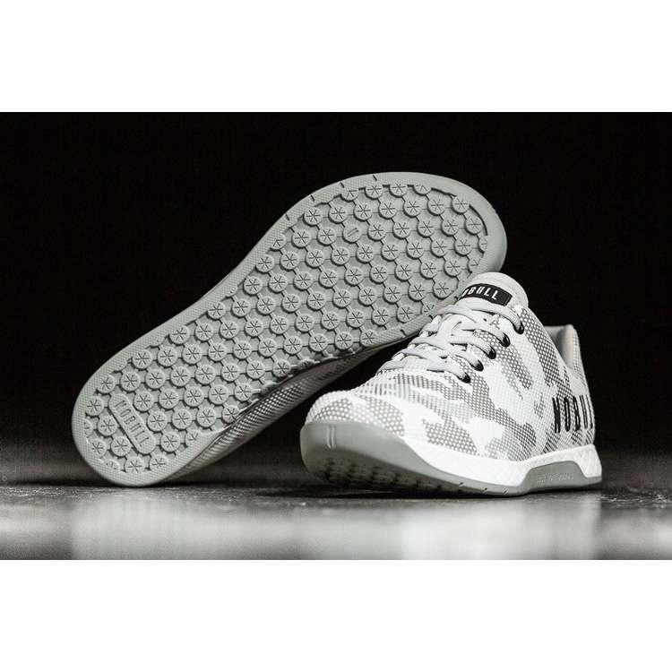 Tenis Deportivos Nobull Snow Camo Trainer Mujer Blancos Grises | MX-64115