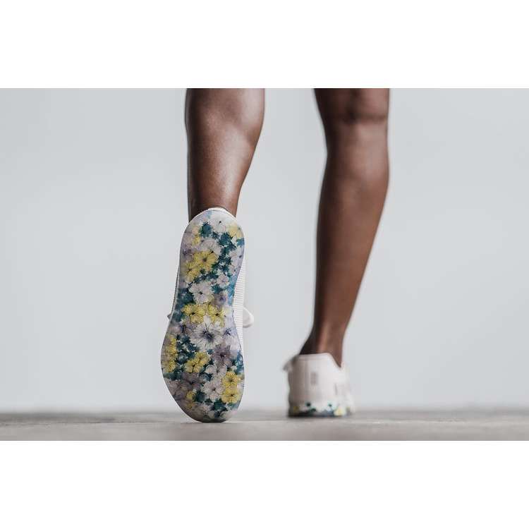 Tenis Deportivos Nobull Spring Fling Trainer Mujer Blancos Verdes Amarillos | MX-78898