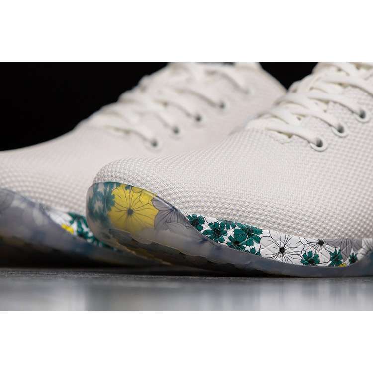 Tenis Deportivos Nobull Spring Fling Trainer Mujer Blancos Verdes Amarillos | MX-78898