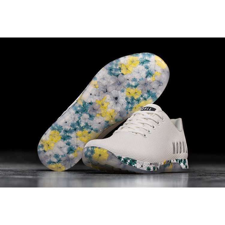 Tenis Deportivos Nobull Spring Fling Trainer Hombre Blancos Azules Amarillos | MX-88934