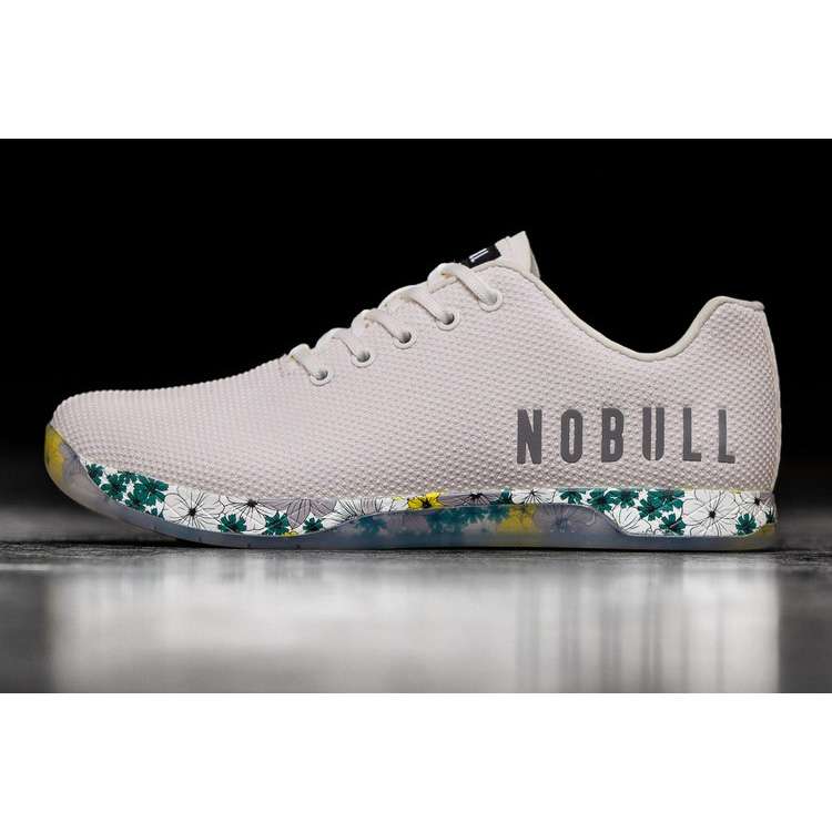 Tenis Deportivos Nobull Spring Fling Trainer Hombre Blancos Azules Amarillos | MX-88934