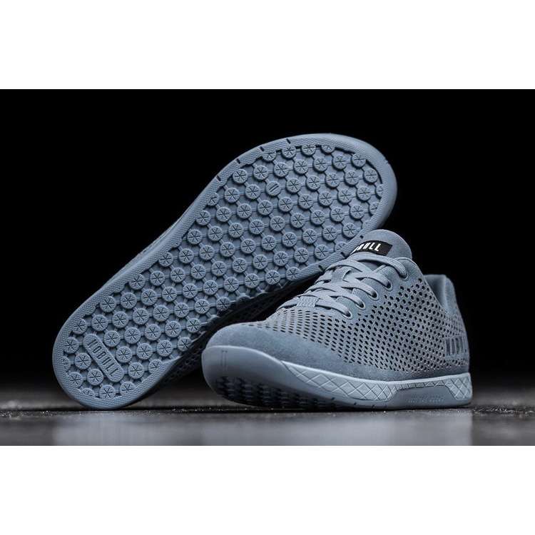 Tenis Deportivos Nobull Steel Blue Gamuza Trainer Hombre Grises | MX-89082