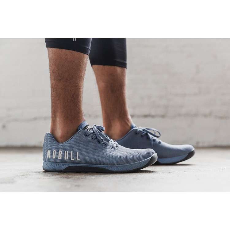 Tenis Deportivos Nobull Steel Blue Trainer Hombre Grises | MX-19843