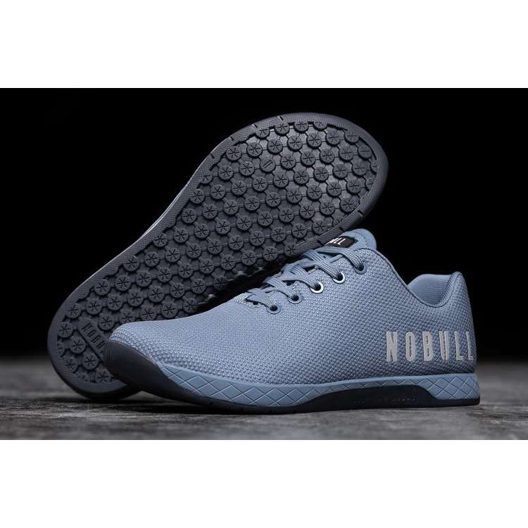Tenis Deportivos Nobull Steel Blue Trainer Hombre Grises | MX-19843