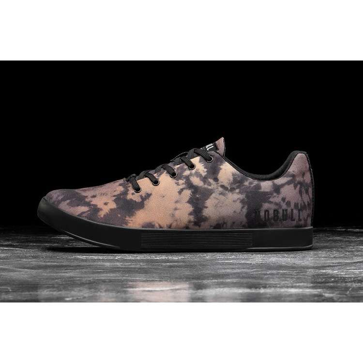 Tenis Deportivos Nobull Toffee Tie-dye Lona Trainer Hombre Grises Naranjas | MX-94696
