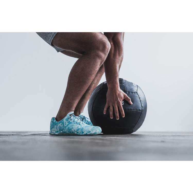 Tenis Deportivos Nobull Toomey Trainer Hombre Turquesa Blancos | MX-95473