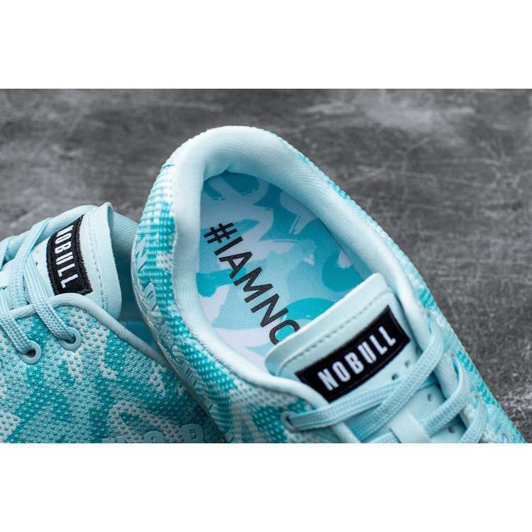 Tenis Deportivos Nobull Toomey Trainer Hombre Turquesa Blancos | MX-95473