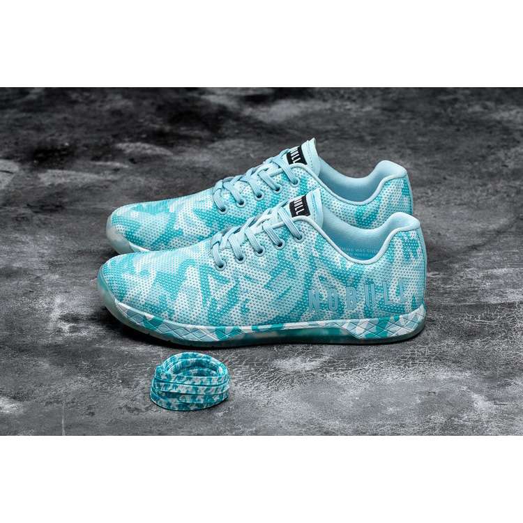 Tenis Deportivos Nobull Toomey Trainer Hombre Turquesa Blancos | MX-95473