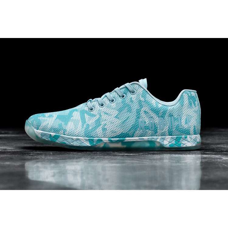 Tenis Deportivos Nobull Toomey Trainer Mujer Turquesa Blancos | MX-49949