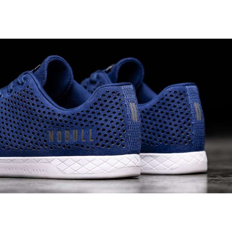 Tenis Deportivos Nobull True Blue Gamuza Trainer Hombre Azules | MX-15866