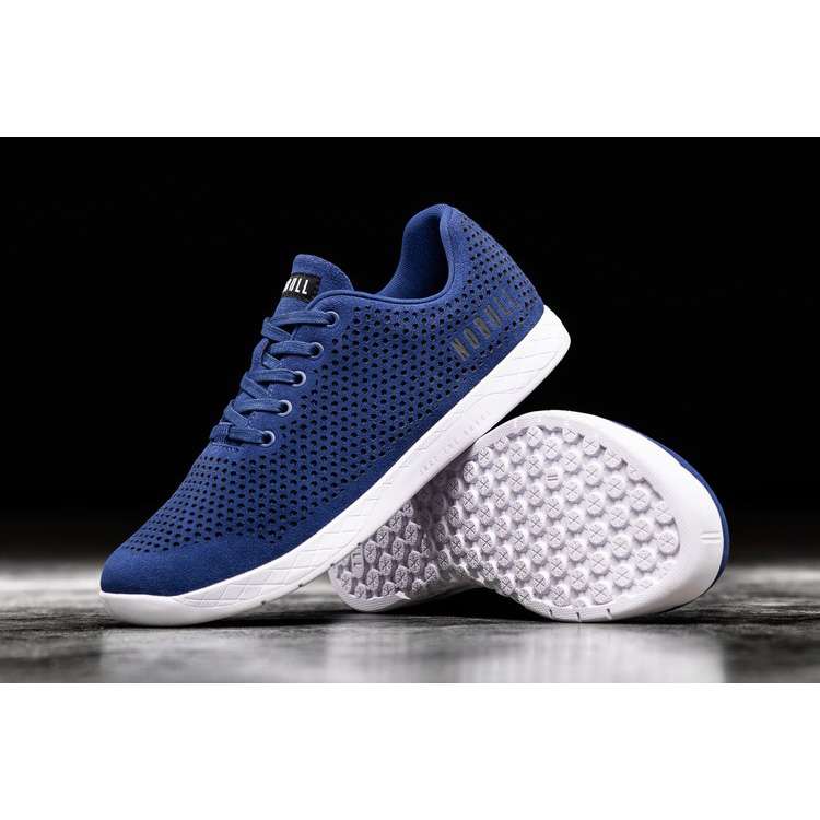Tenis Deportivos Nobull True Blue Gamuza Trainer Hombre Azules | MX-15866