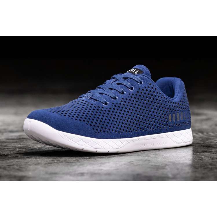Tenis Deportivos Nobull True Blue Gamuza Trainer Hombre Azules | MX-15866