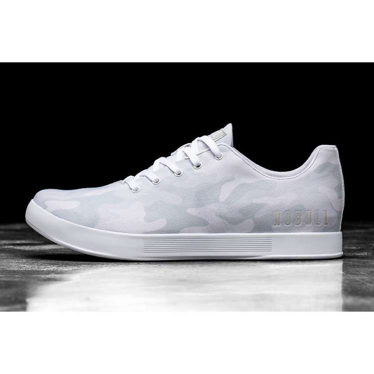 Tenis Deportivos Nobull White Camo Lona Trainer Mujer Blancos | MX-55845