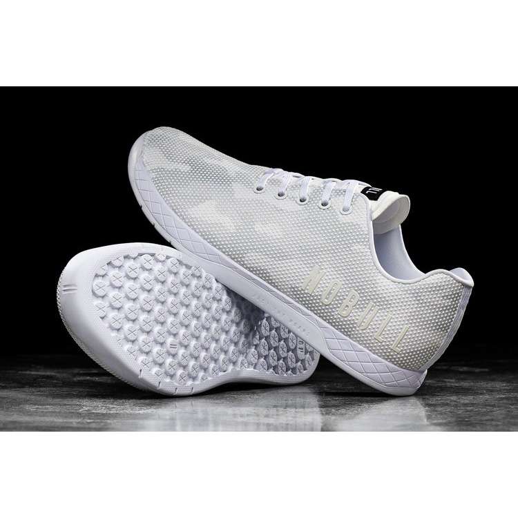 Tenis Deportivos Nobull White Camo Trainer Hombre Blancos | MX-19538