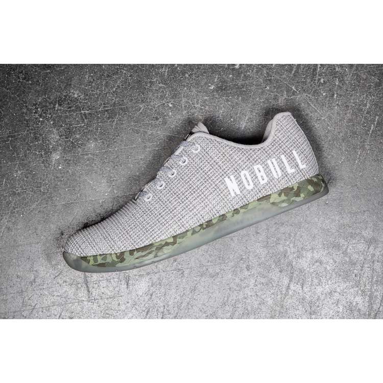 Tenis Deportivos Nobull White Heather Forest Trainer Mujer Grises Camuflados | MX-56329