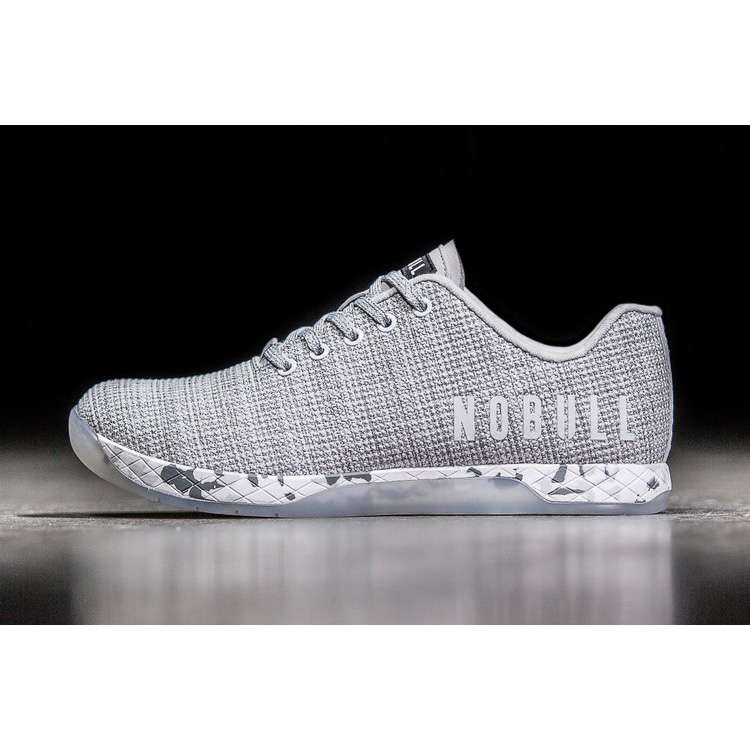 Tenis Deportivos Nobull White Heather Granite Trainer Mujer Grises | MX-59237