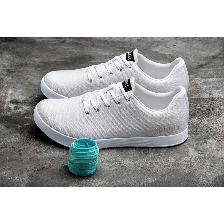 Tenis Deportivos Nobull White Lona Trainer Mujer Blancos | MX-61709