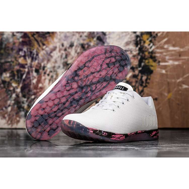 Tenis Deportivos Nobull White Spill Trainer Hombre Blancos Rojos | MX-83984