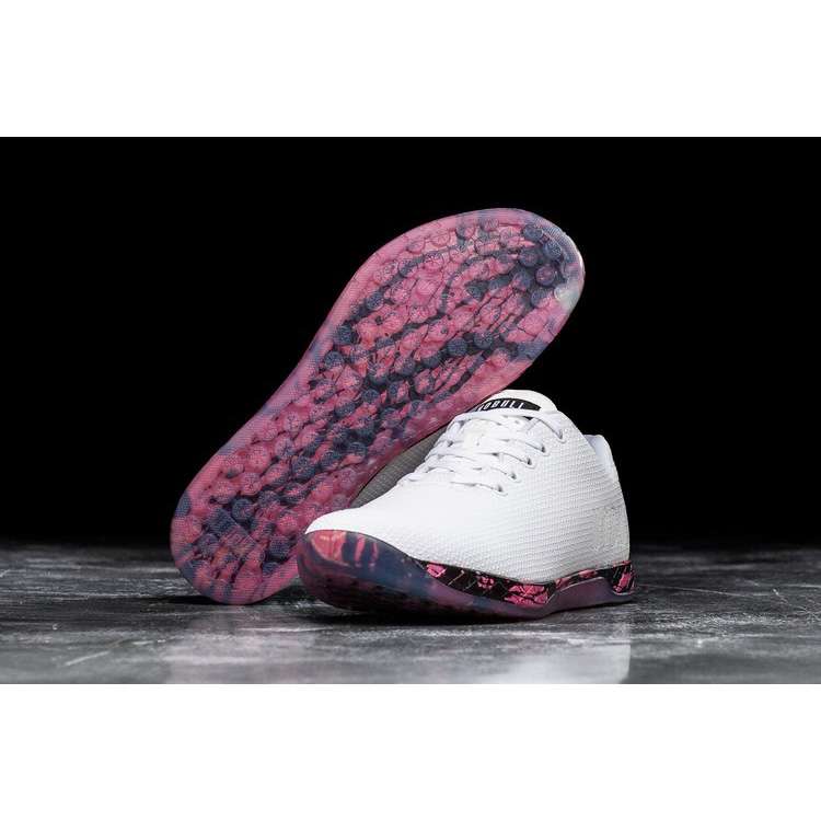 Tenis Deportivos Nobull White Spill Trainer Hombre Blancos Rojos | MX-83984