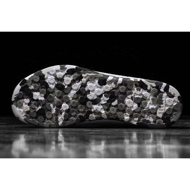 Tenis Deportivos Nobull White Wild Granite Trainer Mujer Blancos Negros | MX-23598