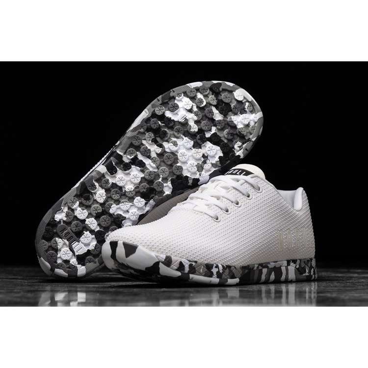 Tenis Deportivos Nobull White Wild Granite Trainer Mujer Blancos Negros | MX-23598