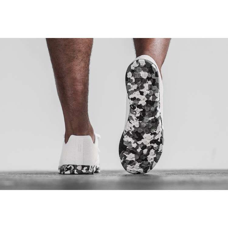 Tenis Deportivos Nobull White Wild Granite Trainer Hombre Blancos Negros | MX-35202