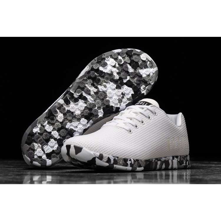 Tenis Deportivos Nobull White Wild Granite Trainer Hombre Blancos Negros | MX-35202