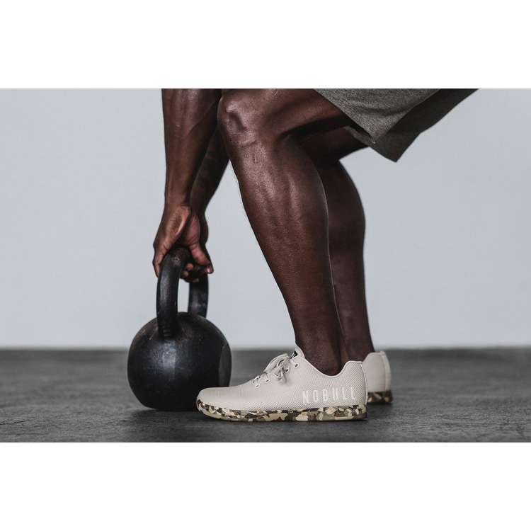 Tenis Deportivos Nobull Wild Sand Trainer Hombre Beige Camuflados | MX-61855
