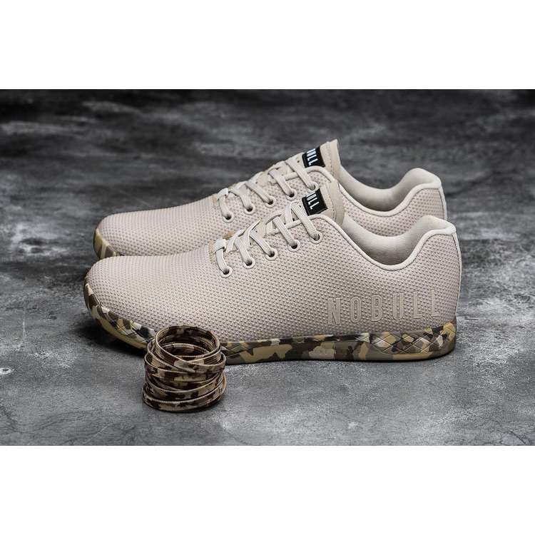 Tenis Deportivos Nobull Wild Sand Trainer Hombre Beige Camuflados | MX-61855