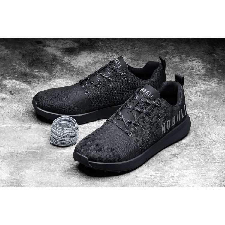 Tenis Golf Nobull Black Matryx® Mujer Negros | MX-42618