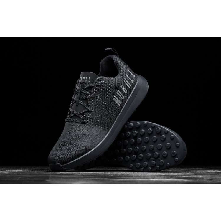 Tenis Golf Nobull Black Matryx® Mujer Negros | MX-42618