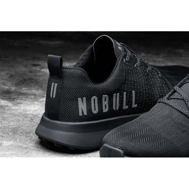 Tenis Golf Nobull Black Matryx® Mujer Negros | MX-42618