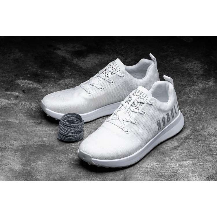 Tenis Golf Nobull White Matryx® Hombre Blancos | MX-29182