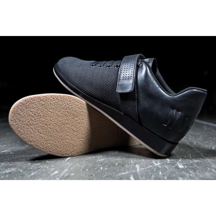 Tenis Halterofilia Nobull Black Lifter Hombre Negros | MX-15852