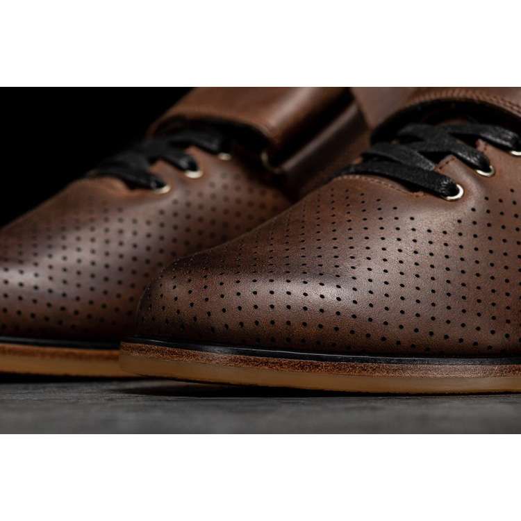 Tenis Halterofilia Nobull Coffee Cuero Lifter Hombre Marrom | MX-91370