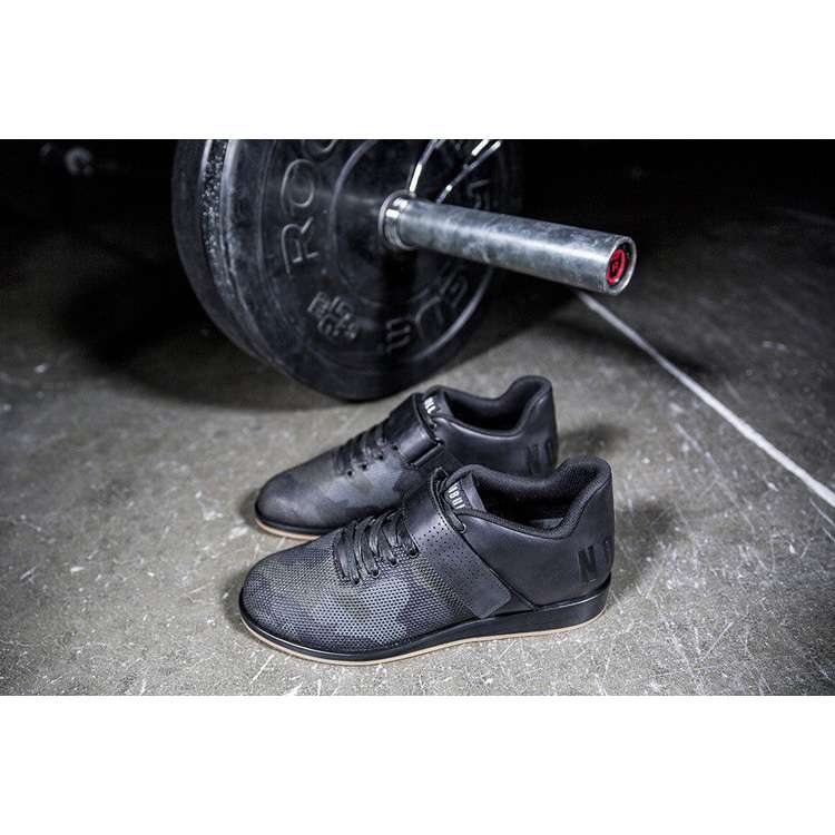 Tenis Halterofilia Nobull Dark Camo Lifter Hombre Negros | MX-14899