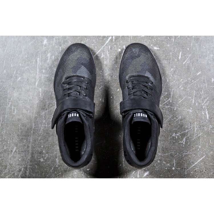 Tenis Halterofilia Nobull Dark Camo Lifter Hombre Negros | MX-14899